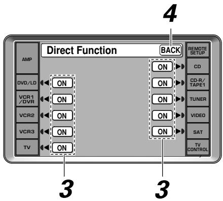 Direct Function AMP DVD/LD VCR1 /DVR VCR2 VCR3 TV ON ON ON ON ON ON ON ON ON ON ON ON ON ON ON ON ON ON ON ON ON ON ON ON ON ON ON ON ON ON ON ON ON ON ON ON ON ON ON ON ON ON ON ON ON ON ON ON ON ON ONTOUT SETUP CD CD-R/ TAPE1 TUNER VIDEO SAT TV CONTROL