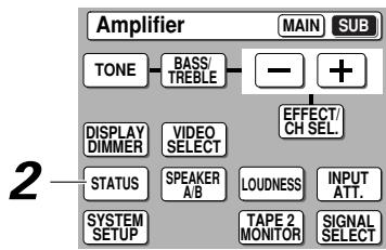 PIONEER VSA-AX10I-S - État de l'affichage - 2