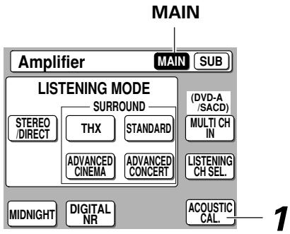 PIONEER VSA-AX10I-S - Pour écouter avec le calibrage acoustique EQ - 1