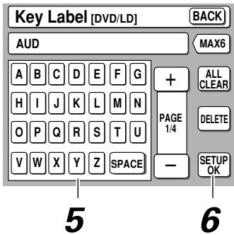 PIONEER VSA-AX10I-S - Pour changer le nom avec un nouveau graphique appuyez sur la touche GRAPHIC. - 1