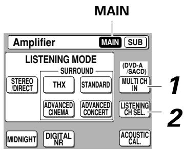 PIONEER VSA-AX10I-S - Lecture DVD Audio/MULTI CHANNEL IN - 1