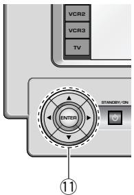 VCR2 VCR3 TV ENTER STANLEY ON ⑪