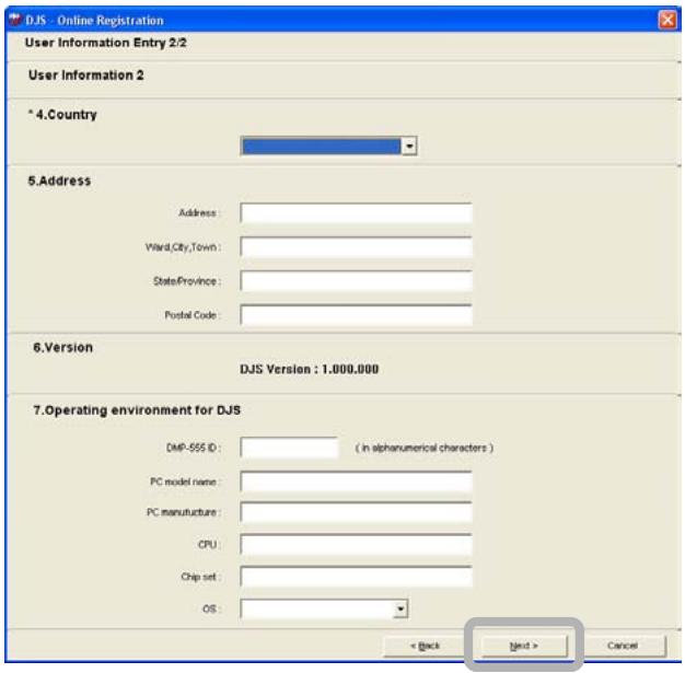 PIONEER DJS - After clicking [Online Registration], click the [Next] button. - 5