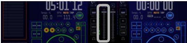 PIONEER DJS - Drag the [Channel Fader] of Player A upwards (Other than Volume 0). - 1