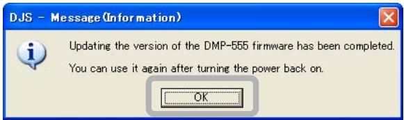 PIONEER DJS - Click the [OK] button. - 1