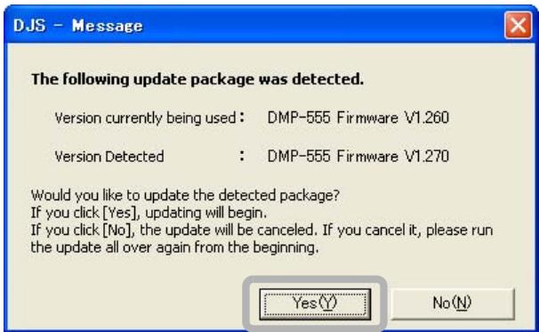 PIONEER DJS - 13-3 Updating the Version of the DMP-555 Firmware - 2