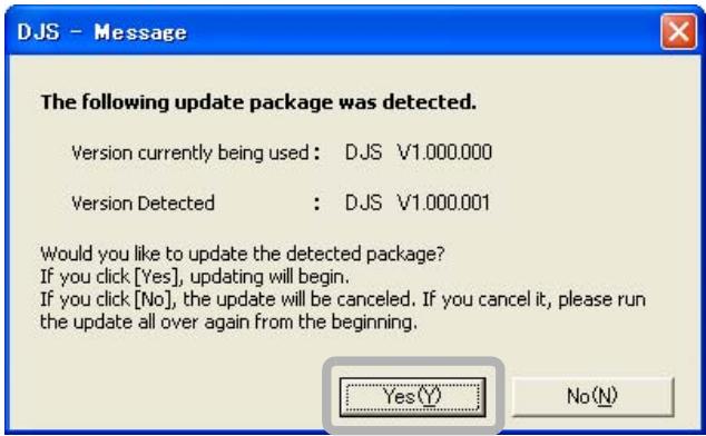 PIONEER DJS - 13-1 Updating the Version of the DJS Software - 1