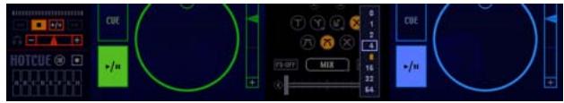 PIONEER DJS - Right click on top of the [Zip], [Echo] or the [Cross Fade] button and then click the mix beat (time). - 1
