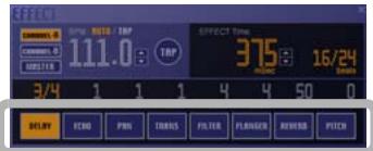 PIONEER DJS - Click an [Effect] button. - 1