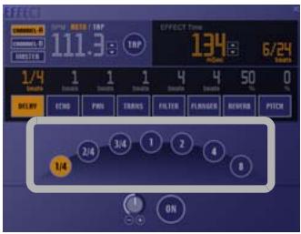 PIONEER DJS - Click the [Switching Effect Beats] button. - 1