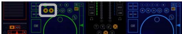 PIONEER DJS - Click a [Track Hot CUE] button that has a cue or loop recorded. - 1