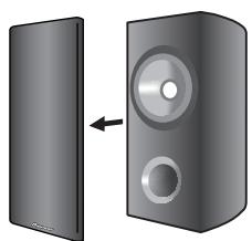PIONEER S-81B-LR-K - Bevestigen/verwijderen van het front - 1