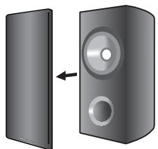 PIONEER S-81B-LR-K - Applicazione e rimozione della griglia - 1