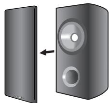 PIONEER S-81B-LR-K - Anbringen/Entfernen der Frontverkleidung - 1