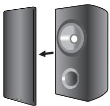 PIONEER S-81B-LR-K - Установка/снятие решетки - 1