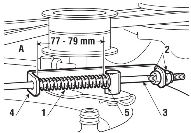DOLMAR RM-72.13 H - Réglage de l'embrayage du FREIN de la LAME - 1