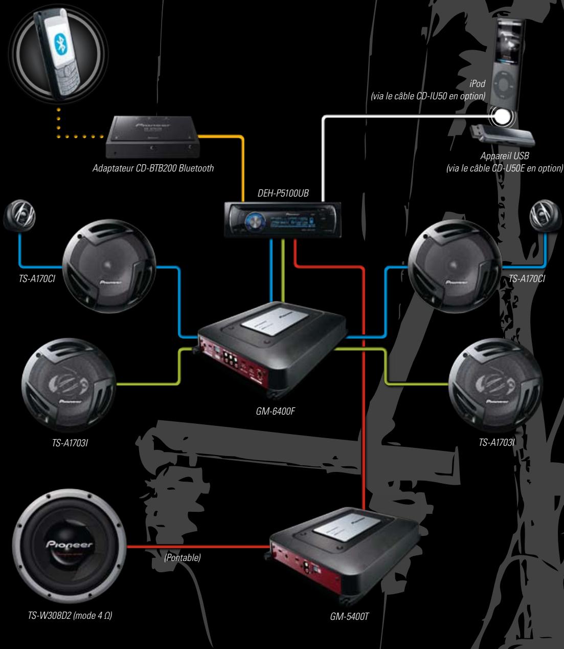 PIONEER TS-H1303 - DEH-P5100UB - 1