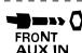 PIONEER TS-H1303 - ENTRÉE AUXILIAIRE (AVANT/ARRIÈRE) - 1