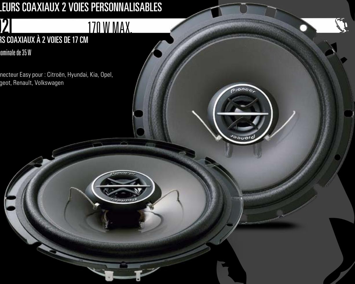 PIONEER TS-H1303 - HAUT-PARLEURS COAXIAUX 2 VOIES PERSONNALISABLES - 2
