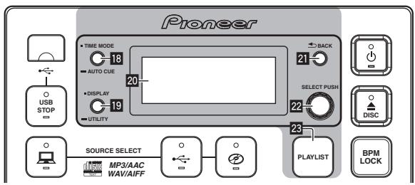 PIONEER CDJ-350 - Changing the settings - 1
