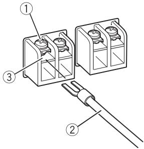 PIONEER GM-3400T - Anschließen der Lautsprecherausgangsklemmen - 3
