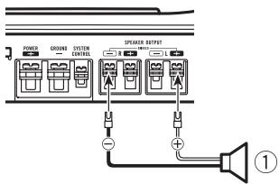PIONEER GM-3400T - Подключение громкоговорителей - 2