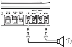 PIONEER GM-3400T - Conexión de altavoces - 2