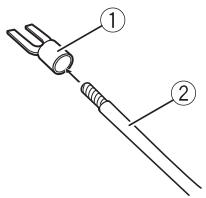 PIONEER GM-3400T - Connexion des bornes de sortie des haut-parleurs - 2