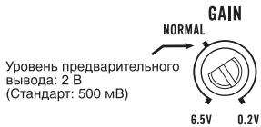 PIONEER GM-3400T - Регулировка коэффициента усиления данного устройства - 1