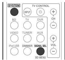 PIONEER HTP-SB510 - Choosing the input signal - 1