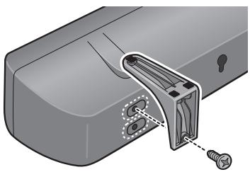 PIONEER HTP-SB510 - Bevestig de voet van de luidsprekerstandaards aan de luidspreker. - 1