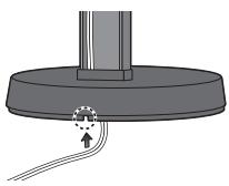 PIONEER HTP-SB510 - Immobilisez l'enceinte et son montant avec 2 vis. - 2