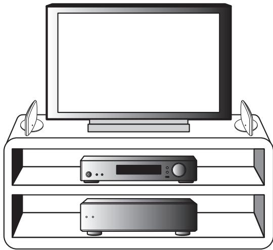 PIONEER HTP-SLH500 - Пример установки: Дд S-HV500-LR и S-SLW500 - 1