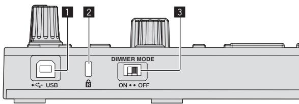 PIONEER DDJ-SP1 - Panneau latéral de l'appareil principal - 1