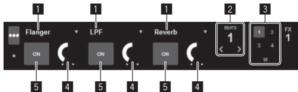 PIONEER DDJ-SP1 - Gebruiken van effecten - 1