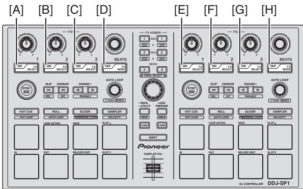 PIONEER DDJ-SP1 - Tournez le sélecteur rotatif. - 1