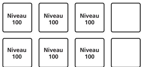 PIONEER DDJ-SR - Réglage de la valeur par défaut du niveau de Combo FX - 1