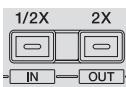 PIONEER DDJ-SR - Lancez le mode utilisaires 1, puis appuyez sur les touches [1/2X (IN)], [2X (OUT)], [PARAMETER  ] ou [PARAMETER]. - 9