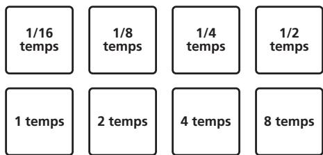 PIONEER DDJ-SR - Appuyez sur la touche [PARAMETER] ou [PARAMETER]. - 1