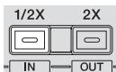PIONEER DDJ-SR - Lancez le mode utilisaires 1, puis appuyez sur les touches [1/2X (IN)], [2X (OUT)], [PARAMETER  ] ou [PARAMETER]. - 2