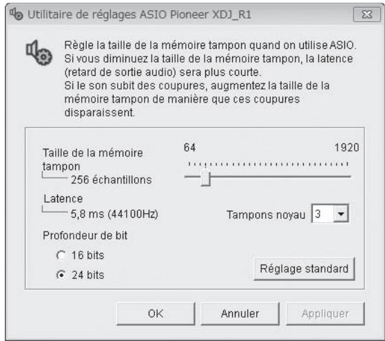 PIONEER XDJ-R1 - Réglage de la taille de la mémoire tampon - 1