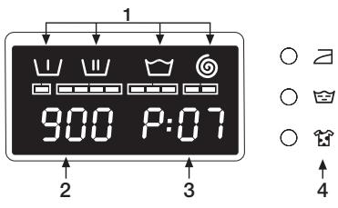 DE DIETRICH DLZ614JU1 - Pour selectionner le programme de lavage et sechage, proceder comme suit : - 3