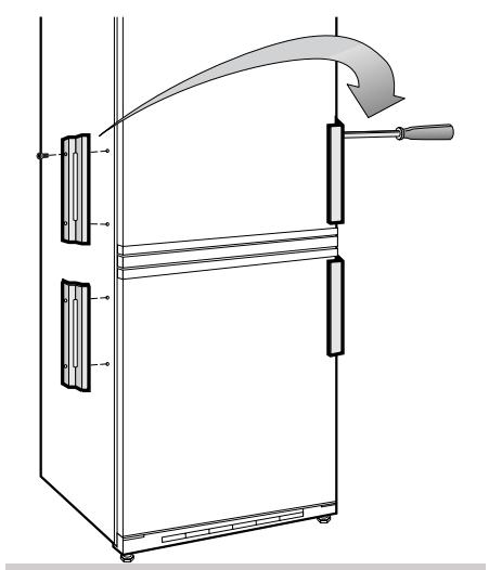 DE DIETRICH DRC525WJU - Reversibility of the handles - 1