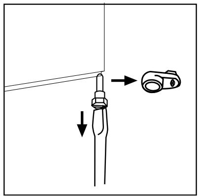DE DIETRICH DRD727JE - Anweisungen für den integrierten Einbau Turanschlagwechsel - 4