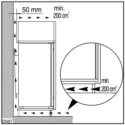 DE DIETRICH DRD727JE - Dimensions de la niche - 1