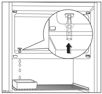 DE DIETRICH DRF612JE - Defrosting - 2