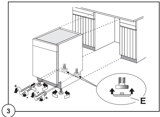 DE DIETRICH DRF612JE - Dimensions of the recess - 4