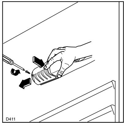 DE DIETRICH DRH715JE - Changement de l'ampoule - 1