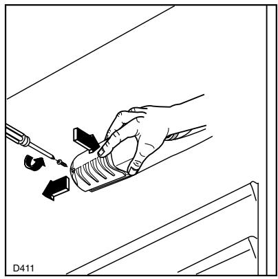 DE DIETRICH DRH715JE - Changing the light bulb - 1