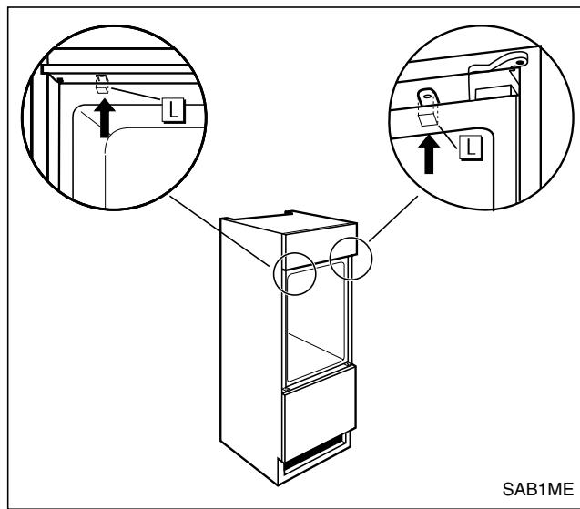DE DIETRICH DRH715JE - Reversibilidad de la puerta - 14